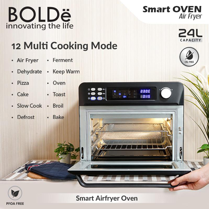 Bolde Smart Oven Air Fryer - Hitam